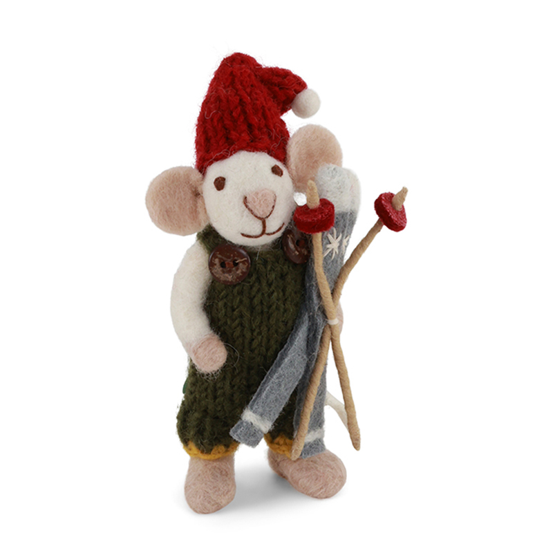 Gry&Sif ホワイトマウス グリーンパンツ/スキー